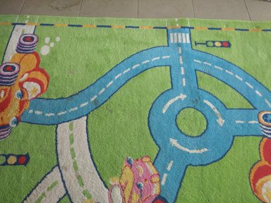 Dywan przed czyszczeniem